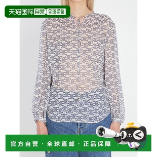 女士衬衫 Romy 2C97A0809GAR3 白色 shirt AW2025 CELINE