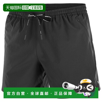 SALOMON 男士短裤 0123564DEEPBLACK CO 黑色