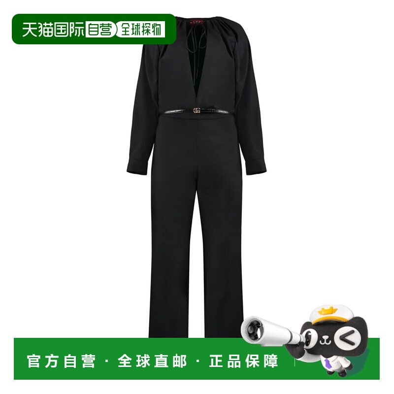 GUCCI 女士连体裤 798508Z8BUZ1000 AW2024 黑色 【付后1h可退】