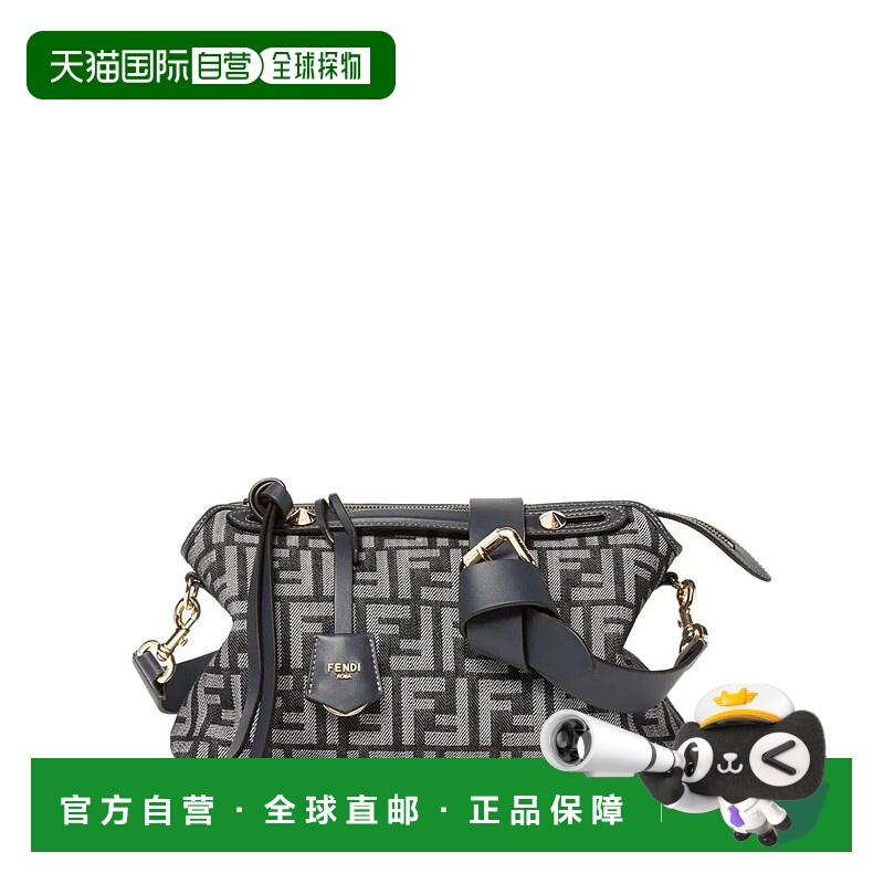 1h可退 FENDI 女士手提包 8BL155AUT415 AW2025 黑色 Fendi By Th