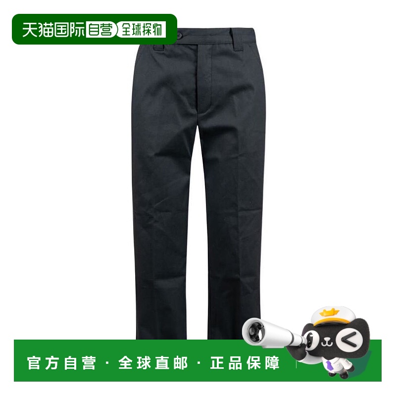 1h可退 KENZO 男士休闲裤 FA65PA3009CS99 SS2021 黑色 九分休闲