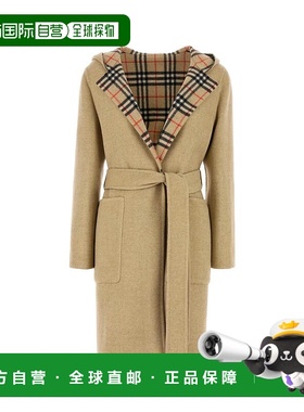 BURBERRY 女士大衣 8113069B9368 AW2025 米白色 Beige wool reve