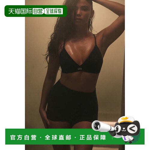 alo yoga  纯色修身高腰三分裤休闲  瑜伽短裤  女款w6399r
