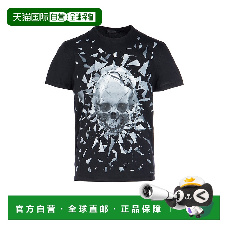 ALEXANDER MCQUEEN 男士T恤 551779QMZ730901 AW2019