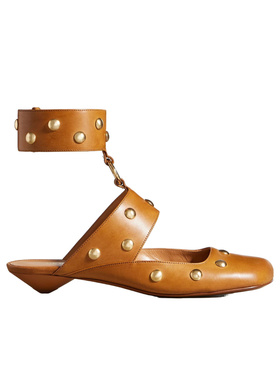 CHLOÉ 女士凉鞋 C24W05QLU27T AW2024 棕色单鞋