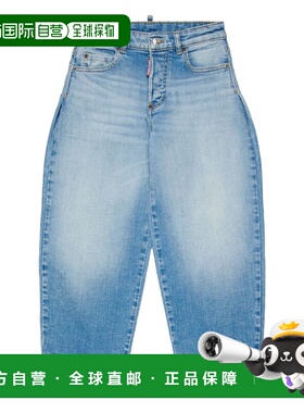 DSQUARED2 女童牛仔裤 DQ3282D0AF3DQ01 SS2026 蓝色