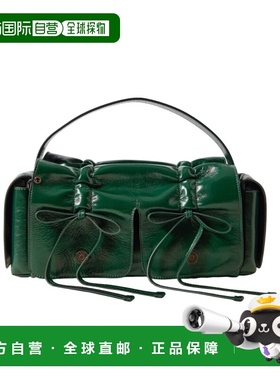 ACNE STUDIOS 女士手提包 A10432AAX SS2025 绿色 Multipocket 手