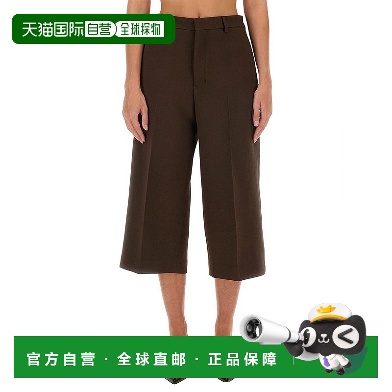 1h可退 潮奢 Ami Paris 女士 褶饰工装休闲裤 FSO423WV0051
