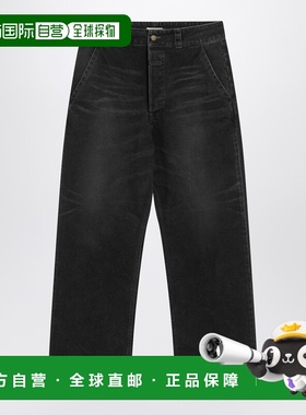 1h可退 潮奢 essentials fear of god 男士 washed-effect 黑色牛