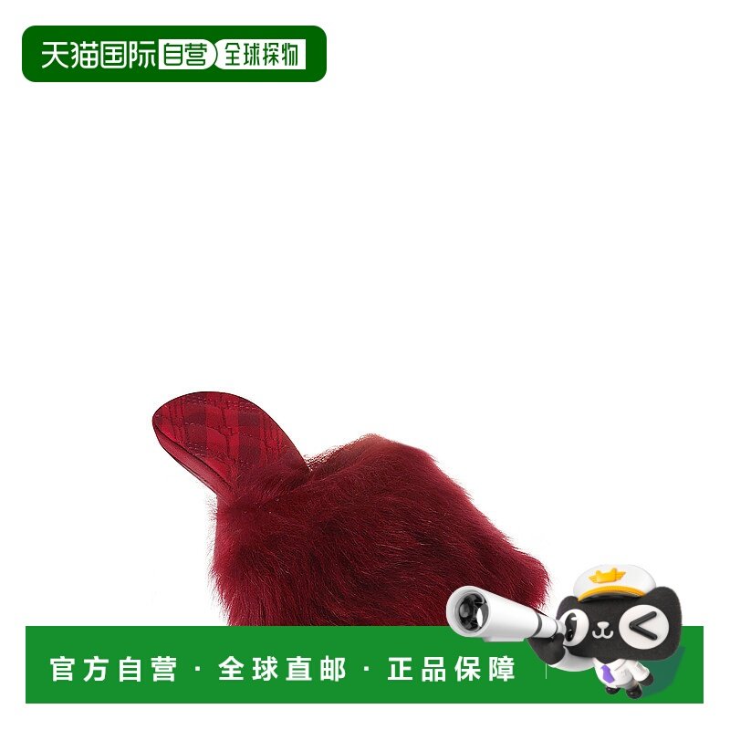 BURBERRY 女士凉鞋 8077590B7338 AW2023 粉红色 Shearling sanda