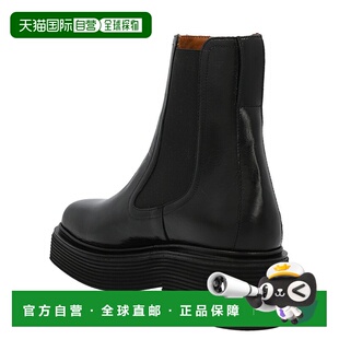 AW2022 TCMS009204P373100N99 黑色短靴踝靴 女士靴子 MARNI