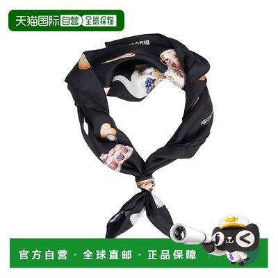 1h可退 MOSCHINO 女士围巾 03549M3289001 AW2025 花色 Foulard i