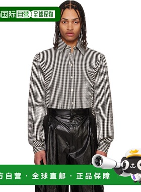 1h可退 潮奢 Walter Van Beirendonck 男士 黑色 & 白色 Wings 衬