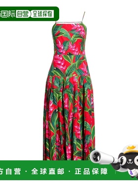 1h可退 潮奢 FARM RIO 女士 褶裥连衣裙 red红色 舒适时尚