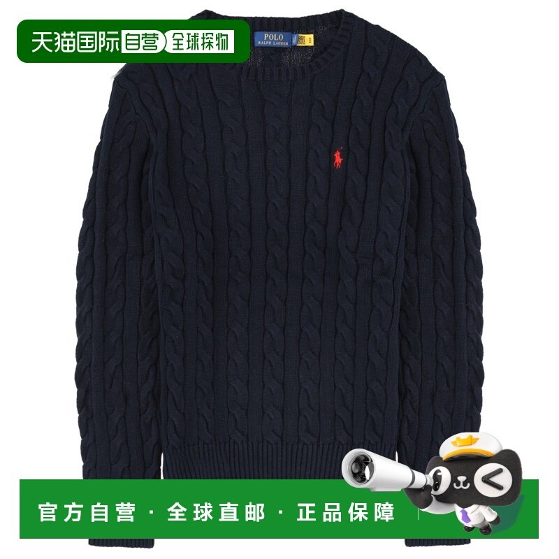 潮奢 Polo Ralph Lauren Polo 拉夫 劳伦 男士 麻花扭纹针织带Log