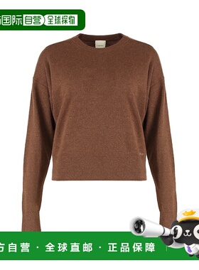 CALVIN KLEIN 女士针织衫 LV044D312GWCX AW2025 棕色羊绒