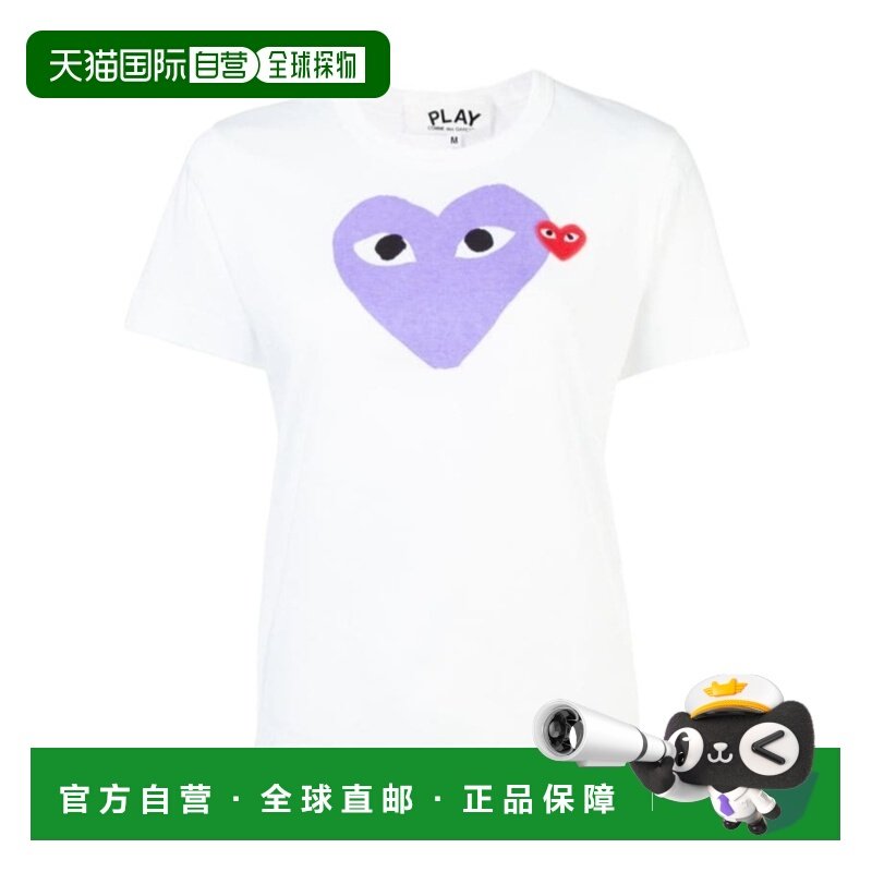 1h可退 COMME DES GARÇONS PLAY 女士T恤 AXT1060511 SS2025