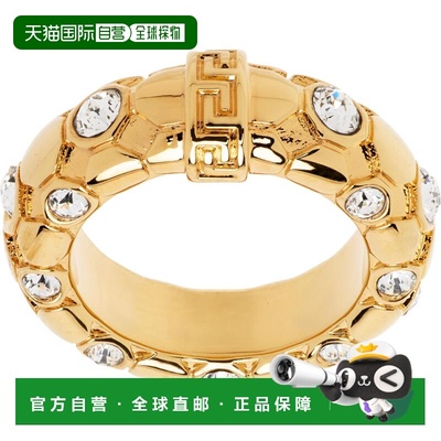 1h可退 潮奢 versace 范思哲 女士 Greca 戒指 10205451A00621