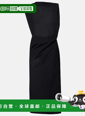 1h可退 潮奢 Jacquemus 女士 Drap 棉混纺府绸中长连衣裙