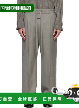 1h可退 潮奢 essentials fear of god 男士 灰色 Virgin Wool Dra