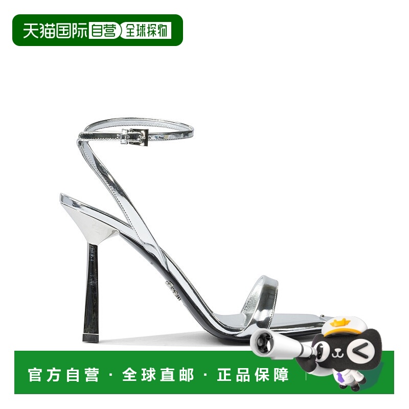 1h可退 PRADA 女士凉鞋 1X923M3AU1F0118FD100 AW2025 银色普拉达