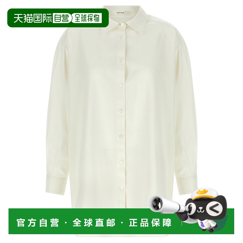 1h可退 THE ROW 女士衬衫 5648W3670WHT AW2025 白色 The Row Shi