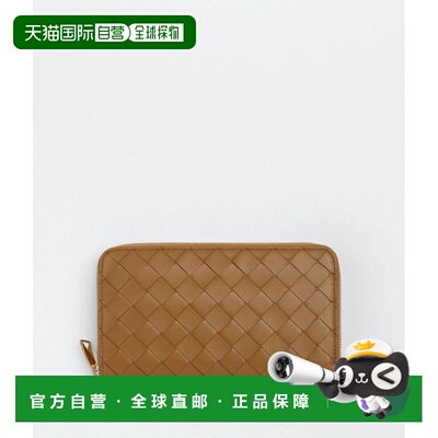 BOTTEGA VENETA 女士钱包 608053VCPP29830CARAMEL20GOLD
