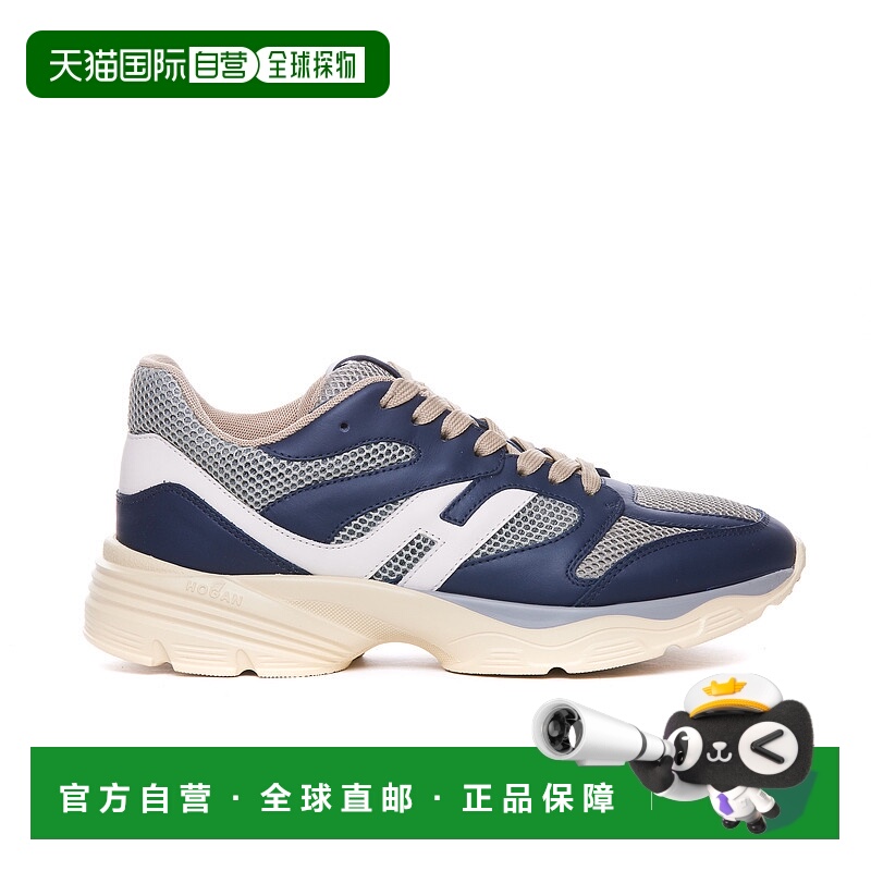 1h可退 HOGAN 男士运动鞋 HXM6650FJ00TD10SSE SS2024 黑色