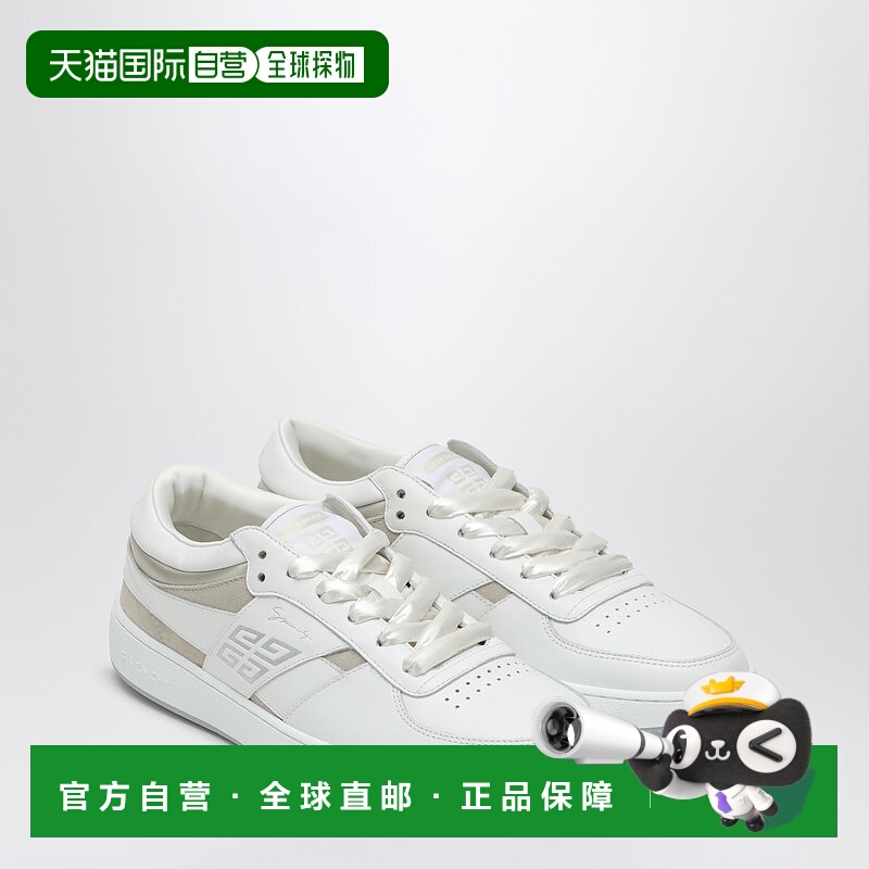 1h可退 潮奢 Givenchy 纪梵希 女士 White/beige 4G 皮质绒面革运