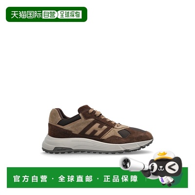 1h可退 HOGAN 男士运动鞋 HXM5630FK70UOB00MAB AW2025 棕色