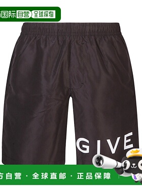 GIVENCHY 男士泳装 BMA00N1453004 CO 黑色休闲裤