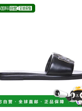 TORY BURCH 女士凉鞋 79985013 CO 黑色 Leather slider sandals