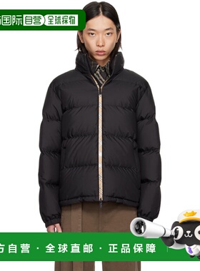 1h可退 潮奢 Burberry 巴宝莉 男士 黑色 Checker-Tape Snowdon