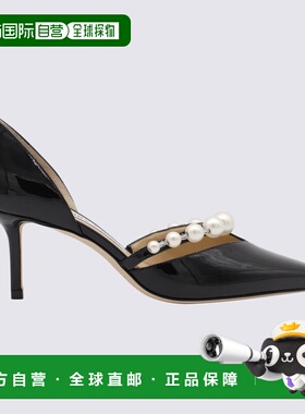 1h可退 潮奢 Jimmy Choo 周仰杰 女士 鞋跟黑色高跟鞋 AURELIE65X