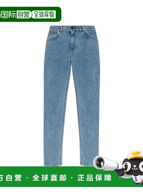 BALMAIN 女士牛仔裤 GF1MF066DG116FC SS2026 蓝色 ‘Skinny’ je