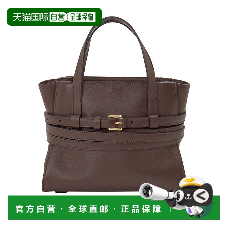 1h可退 MOSCHINO 女士单肩包 MC4012PP1NOA0301 AW2025 棕色
