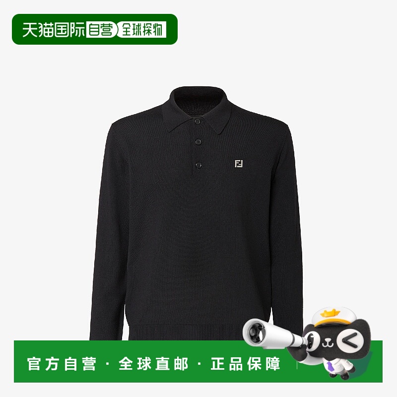 1h可退 FENDI 芬迪 25秋冬 FZC167AU84F0QA1 男士 长袖Polo Polo