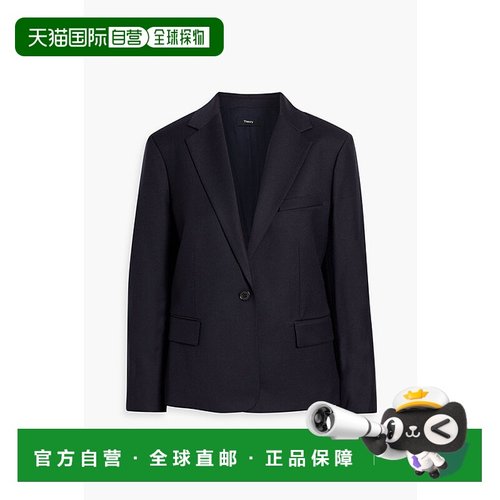1h可退 潮奢 THEORY 希尔瑞 女士 羊毛/斜纹布西装外套 O0801101N