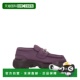 潮奢 舒适时尚 Burberry 女士 1h可退 purple紫色 巴宝莉 乐福鞋