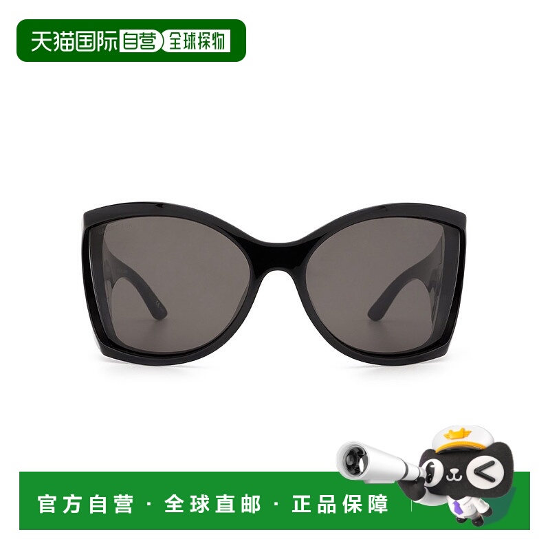 1h可退 BALENCIAGA 女士眼镜 BB0154S001 SS2025 黑色 18NE43L0A