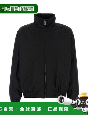 FENDI 男士夹克 FAA951ATN9F0GME AW2025 黑色 长袖夹克休闲风