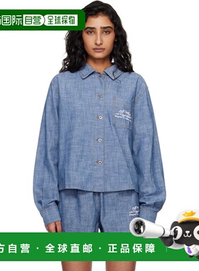 潮奢 off-white 女士 蓝色 Chambray Pajama 衬衫 2YD013S26DEN00