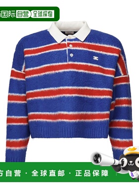 1h可退 潮奢 Celine 思琳 男士 條紋 Polo 領套衫 RY0FQ0ZQJ0男装