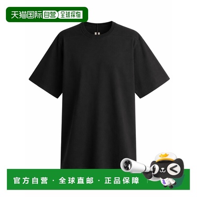 RICK OWENS 男士T恤 RU01F2232JA09 SS2026 黑色 Temple T-shirt