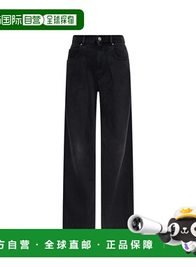 ISABEL MARANT 女士牛仔裤直筒裤 PA0554FAB1H07IFADEDBLACK
