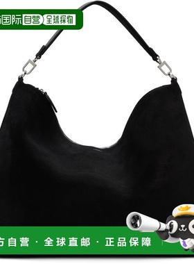 1h可退 潮奢 toteme 女士 黑色 Bevel Suede 托特包 254WAL0098LE