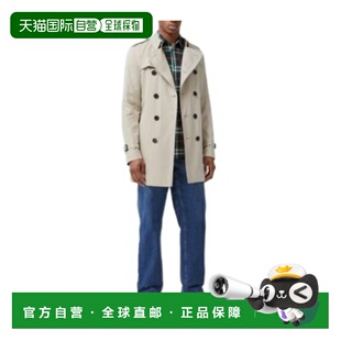 男士 白色 外套 AW2020 双排扣风衣 39110531 BURBERRY
