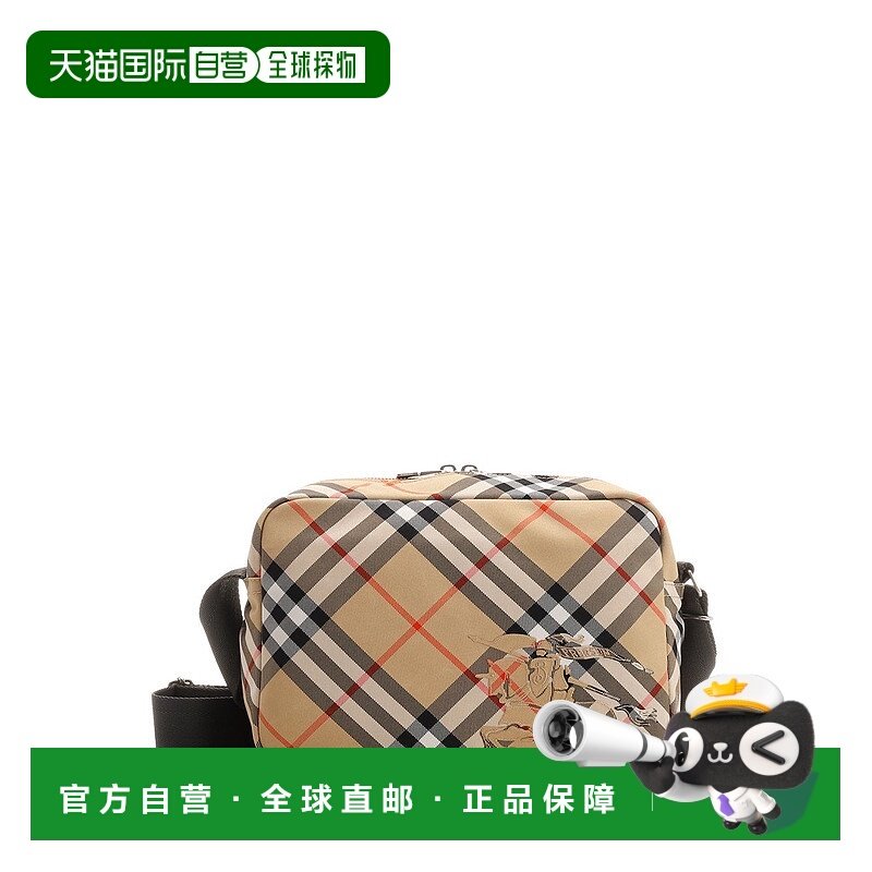 BURBERRY 男士单肩包 8091320A2021 AW2025 浅棕色 ML ESSENTIAL