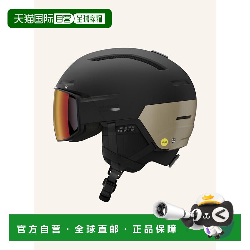 1h可退 SALOMON 户外头盔 100161751513001 CO 黑色 Ski helmet D