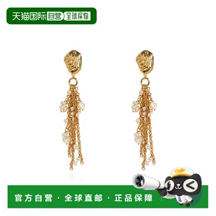 CHC25UFE31LBR9DC 金色 长款 耳环 CHLOÉ 夹式 女士耳饰